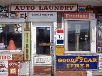 Idaho, Usa; Signs on an Old Gas Station in the American Midwest-Dan Bannister-Photographic Print