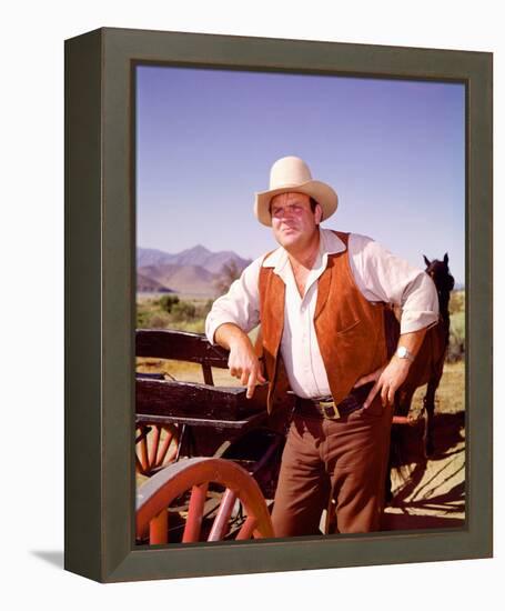 Dan Blocker - Bonanza-null-Framed Stretched Canvas