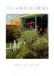 Flower Garden, Santa Fe Opera, 1995-Dan Bodelson-Framed Art Print