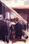Arriving at the Station-Dan Content-Giclee Print