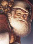 Santa Close-Up with a Sack of Toys on His Back-Dan Craig-Giclee Print
