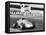 Dan Gurney Driving a Porsche, French Grand Prix, Rheims, 1961-null-Framed Premier Image Canvas