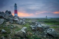 Dawn at Portland Bill Lighthouse, Portland, Dorset, England, UK-Dan Tucker-Photographic Print
