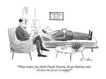 "I couldn't disagree with you more.  I think yours is greener." - New Yorker Cartoon-Dana Fradon-Premium Giclee Print