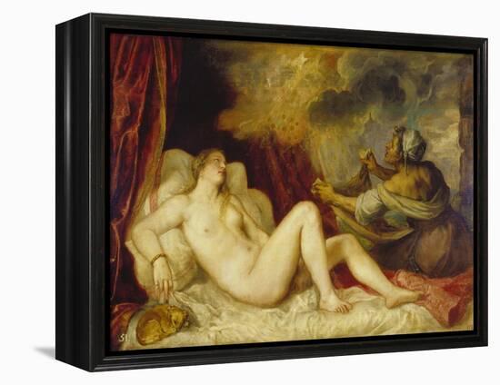 Danae, 1553-Titian (Tiziano Vecelli)-Framed Premier Image Canvas