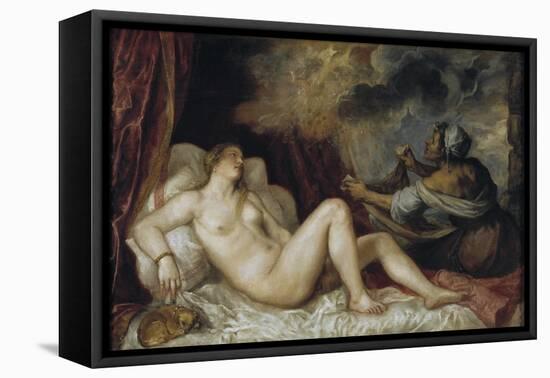 Danae, 1553-Titian (Tiziano Vecelli)-Framed Premier Image Canvas