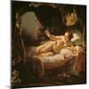 Danae, 1636/1647-Rembrandt van Rijn-Mounted Giclee Print