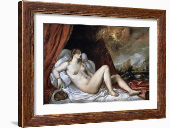 Danae, 16th Century-Titian (Tiziano Vecelli)-Framed Giclee Print