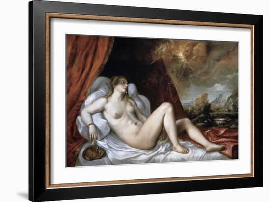 Danae, 16th Century-Titian (Tiziano Vecelli)-Framed Giclee Print