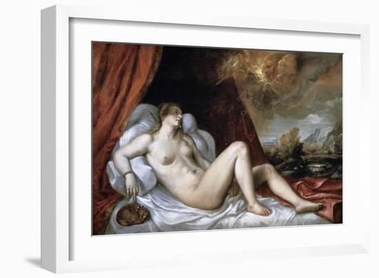 Danae, 16th Century-Titian (Tiziano Vecelli)-Framed Giclee Print