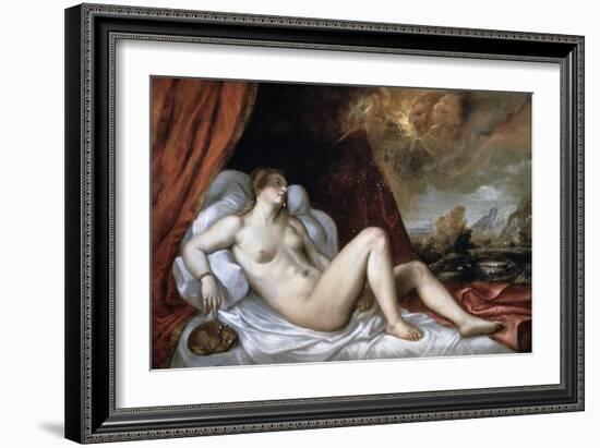 Danae, 16th Century-Titian (Tiziano Vecelli)-Framed Giclee Print