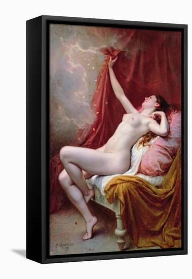 Danae, 1891-Alexandre-Jacques Chantron-Framed Premier Image Canvas