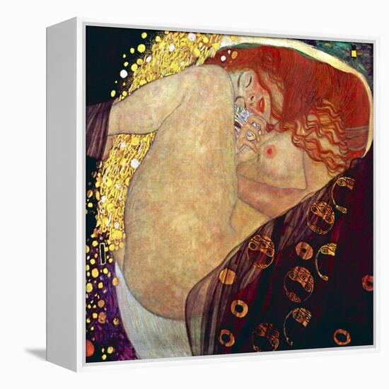 Danae, 1907-1908-Gustav Klimt-Framed Stretched Canvas