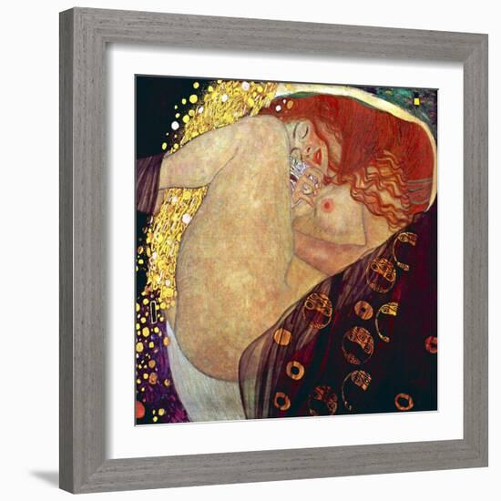 Danae, 1907-1908-Gustav Klimt-Framed Art Print