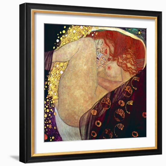 Danae, 1907-1908-Gustav Klimt-Framed Art Print