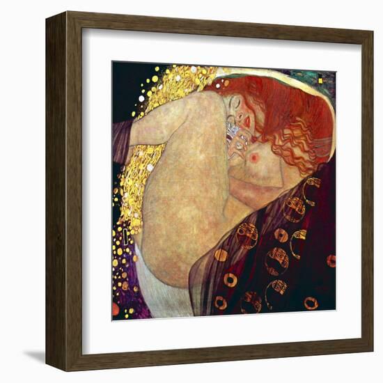 Danae, 1907-1908-Gustav Klimt-Framed Art Print