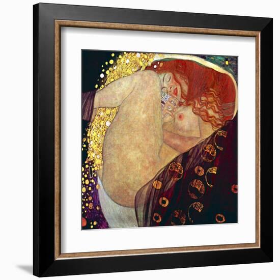 Danae, 1907-1908-Gustav Klimt-Framed Art Print