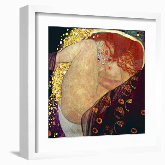 Danae, 1907-1908-Gustav Klimt-Framed Art Print