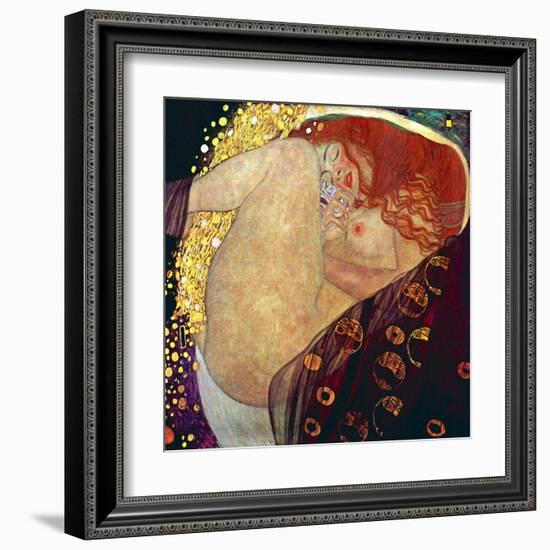 Danae, 1907-1908-Gustav Klimt-Framed Art Print