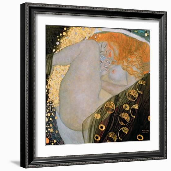 Danae, 1907-Gustav Klimt-Framed Giclee Print