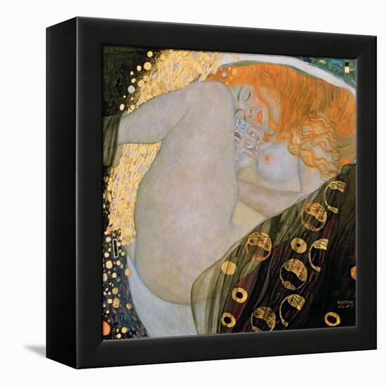 Danae, 1907-Gustav Klimt-Framed Premier Image Canvas