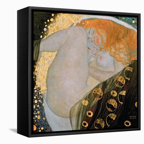 Danae, 1907-Gustav Klimt-Framed Premier Image Canvas