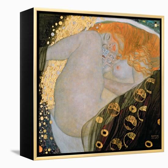 Danae, 1907-Gustav Klimt-Framed Premier Image Canvas