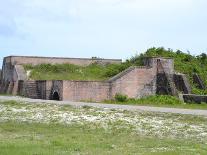 Remnants of Fort Pickens -A Pentagonal Historic United States Military Fort on Santa Rosa Island In-Danae Abreu-Mounted Photographic Print