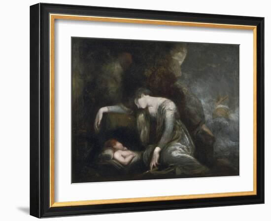 Danaë and Perseus on Seriphos, 1785-90-Henry Fuseli-Framed Giclee Print