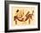 Danae and the Golden Shower, Illustration from 'Greek Vase Paintings'-English-Framed Giclee Print