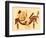 Danae and the Golden Shower, Illustration from 'Greek Vase Paintings'-English-Framed Giclee Print