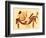 Danae and the Golden Shower, Illustration from 'Greek Vase Paintings'-English-Framed Giclee Print