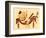 Danae and the Golden Shower, Illustration from 'Greek Vase Paintings'-English-Framed Giclee Print