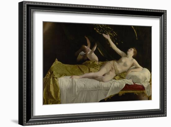 Danaë and the Shower of Gold, 1621-3-Orazio Gentileschi-Framed Giclee Print