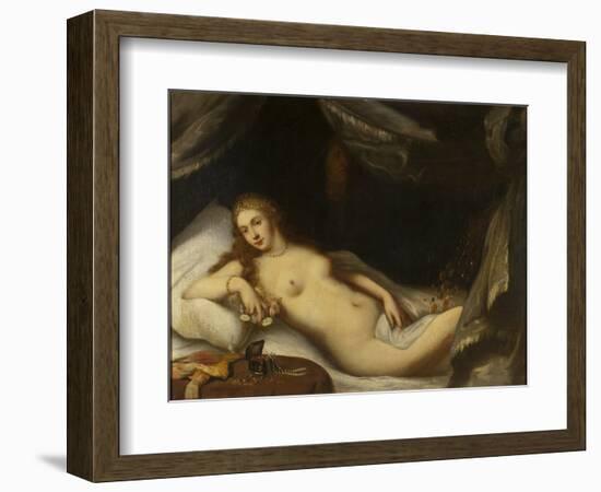 Danaë and the Shower of Gold-Italian School-Framed Giclee Print