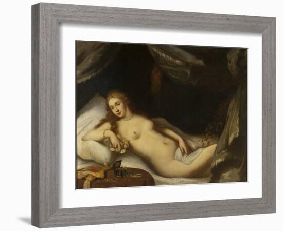 Danaë and the Shower of Gold-Italian School-Framed Giclee Print