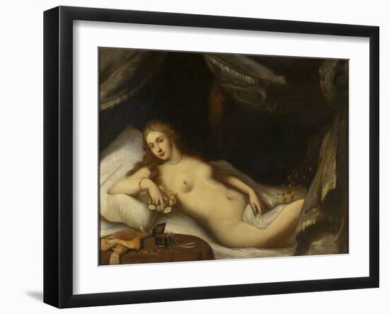 Danaë and the Shower of Gold-Italian School-Framed Giclee Print