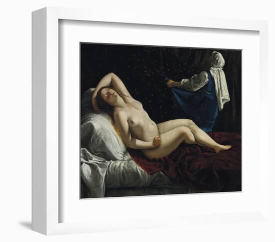 Danae, c.1612-Artemisia Gentileschi-Framed Premium Giclee Print