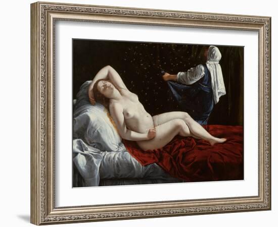 Danaë, C.1612-Artemisia Gentileschi-Framed Giclee Print