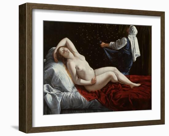 Danaë, C.1612-Artemisia Gentileschi-Framed Giclee Print