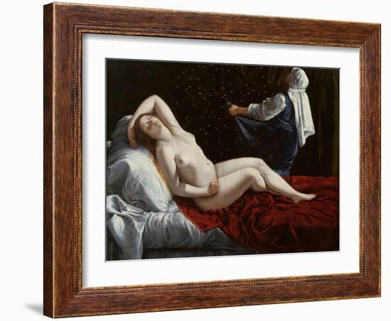 Danaë, C.1612-Artemisia Gentileschi-Framed Giclee Print