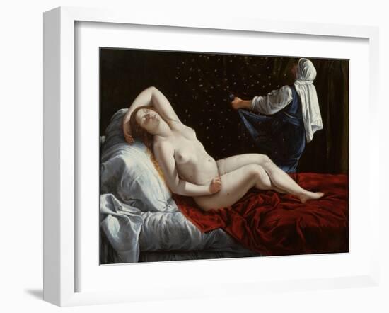 Danaë, C.1612-Artemisia Gentileschi-Framed Giclee Print