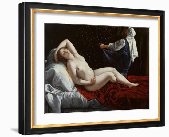 Danaë, C.1612-Artemisia Gentileschi-Framed Giclee Print