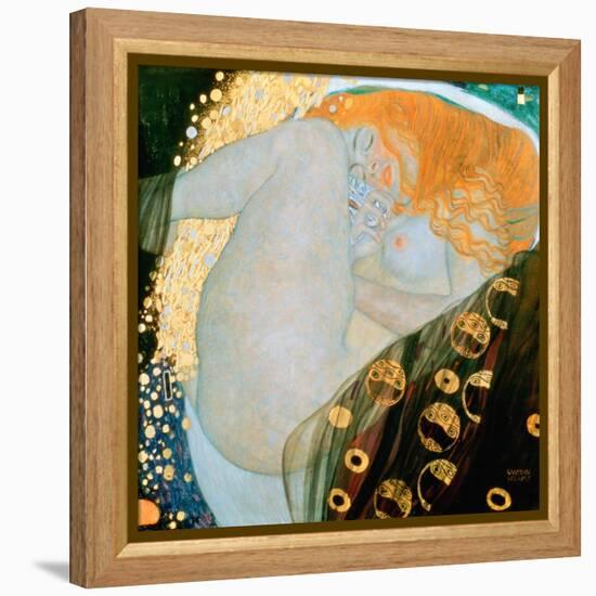 Danae, c.1907-Gustav Klimt-Framed Premier Image Canvas