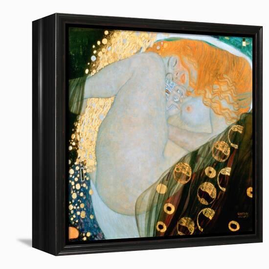 Danae, c.1907-Gustav Klimt-Framed Premier Image Canvas