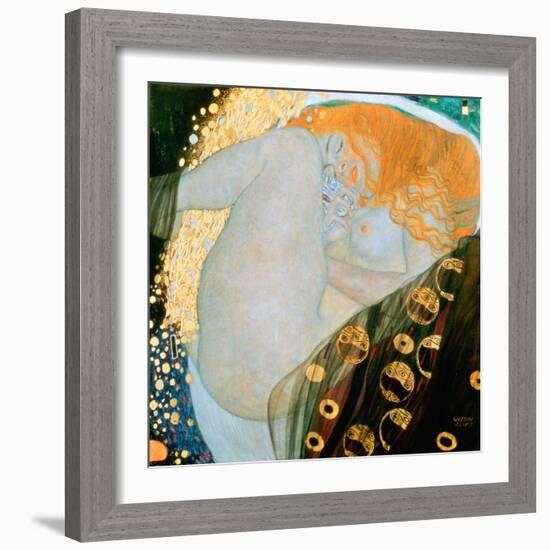 Danae, c.1907-Gustav Klimt-Framed Giclee Print