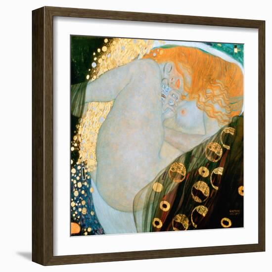 Danae, c.1907-Gustav Klimt-Framed Giclee Print