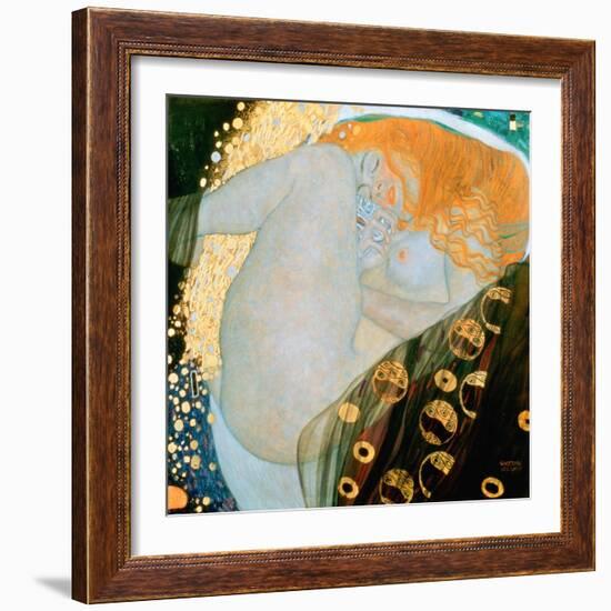 Danae, c.1907-Gustav Klimt-Framed Giclee Print