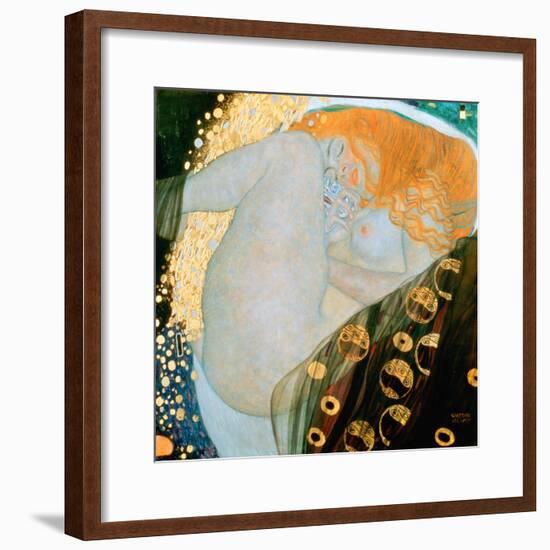 Danae, c.1907-Gustav Klimt-Framed Giclee Print