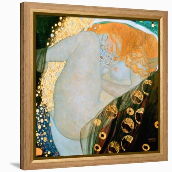 Danae, c.1907-Gustav Klimt-Framed Premier Image Canvas